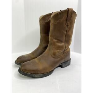 Ariat Style 10000797 Ladies Heritage Roper Distressed Brown Western Boot SZ 5.5B